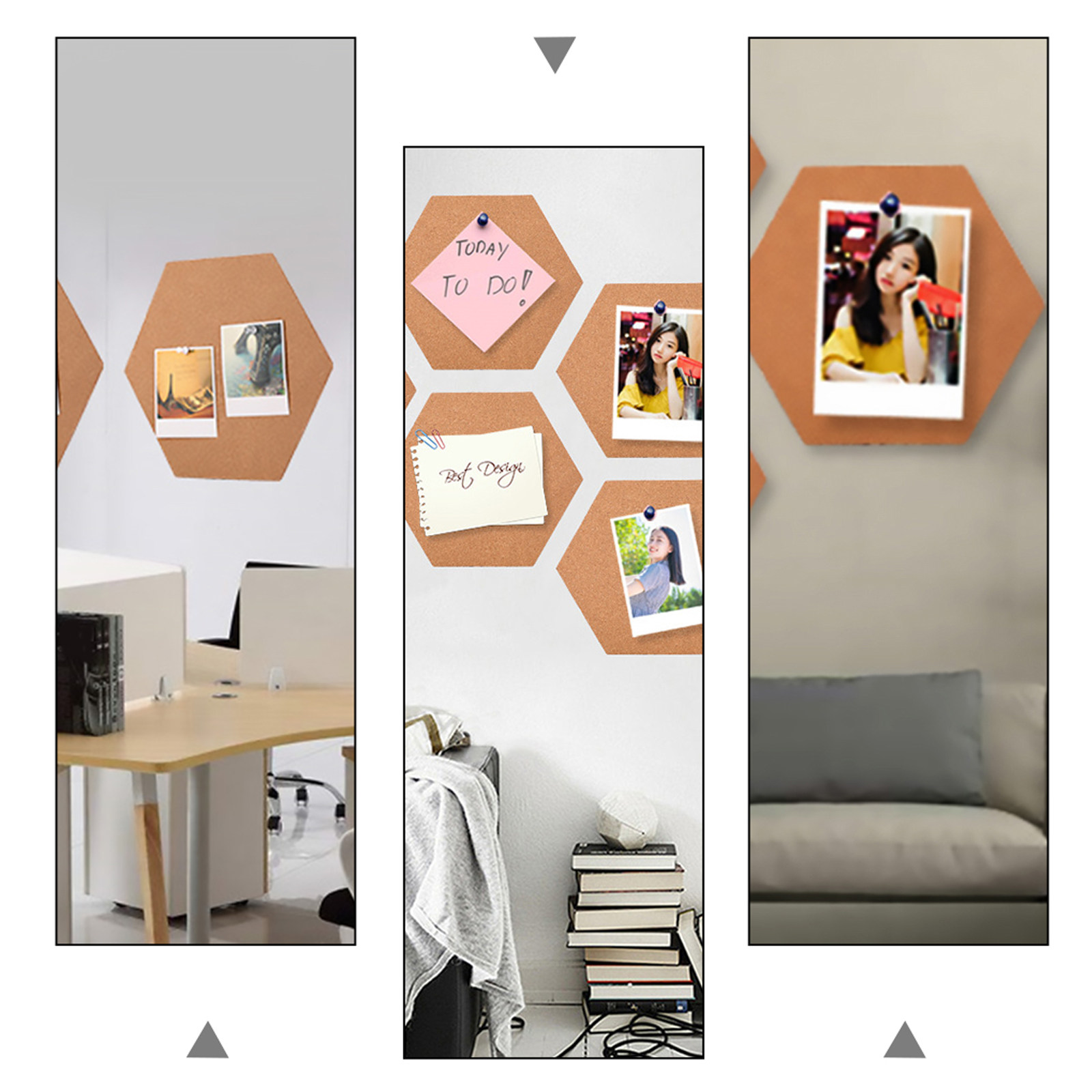 Bulletin Board Cork - 10Pcs Eco-Friendly Natural Cork Message Board