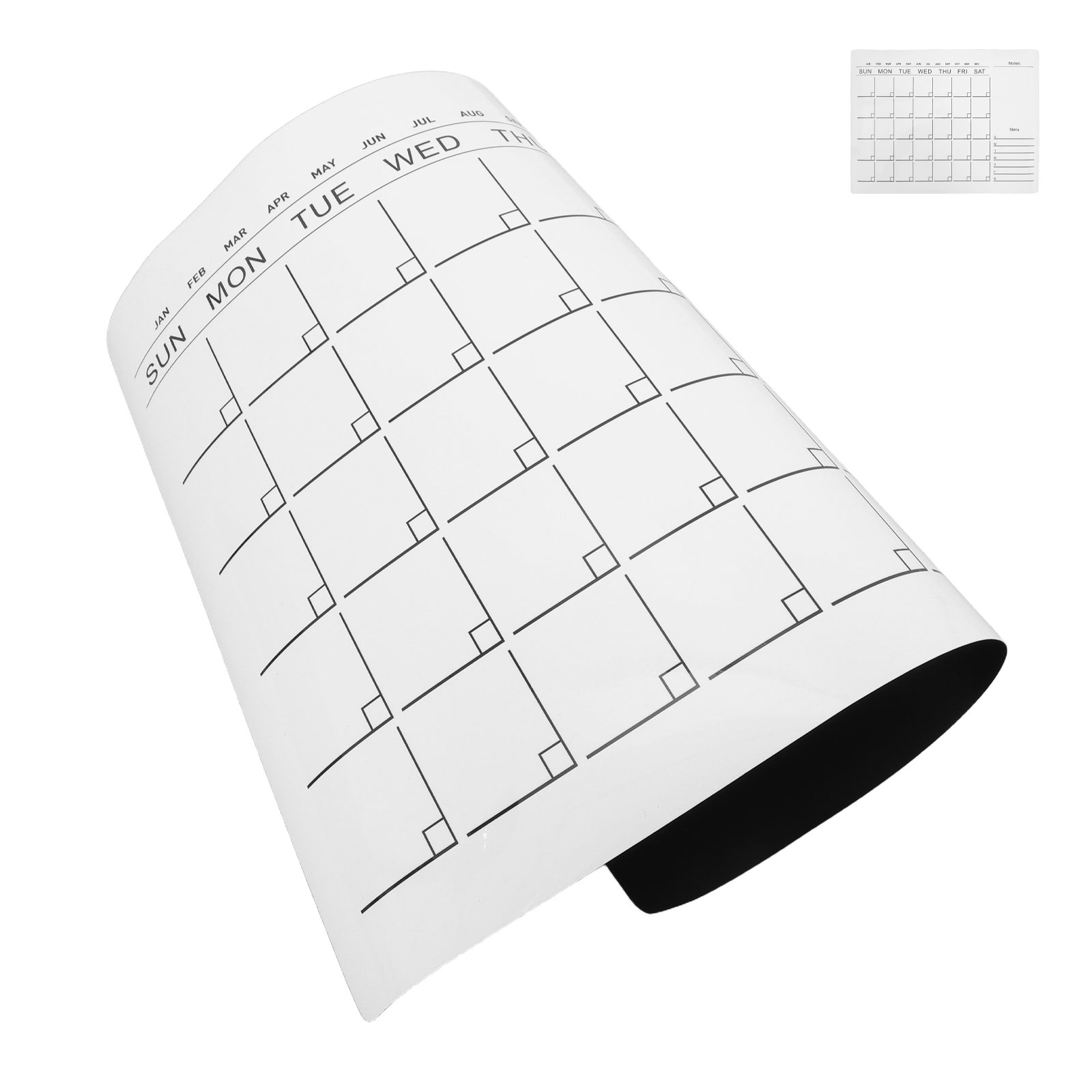 Magnetic Whiteboard Calendar - 1 Sheet Dry Erase Whiteboard Stickers