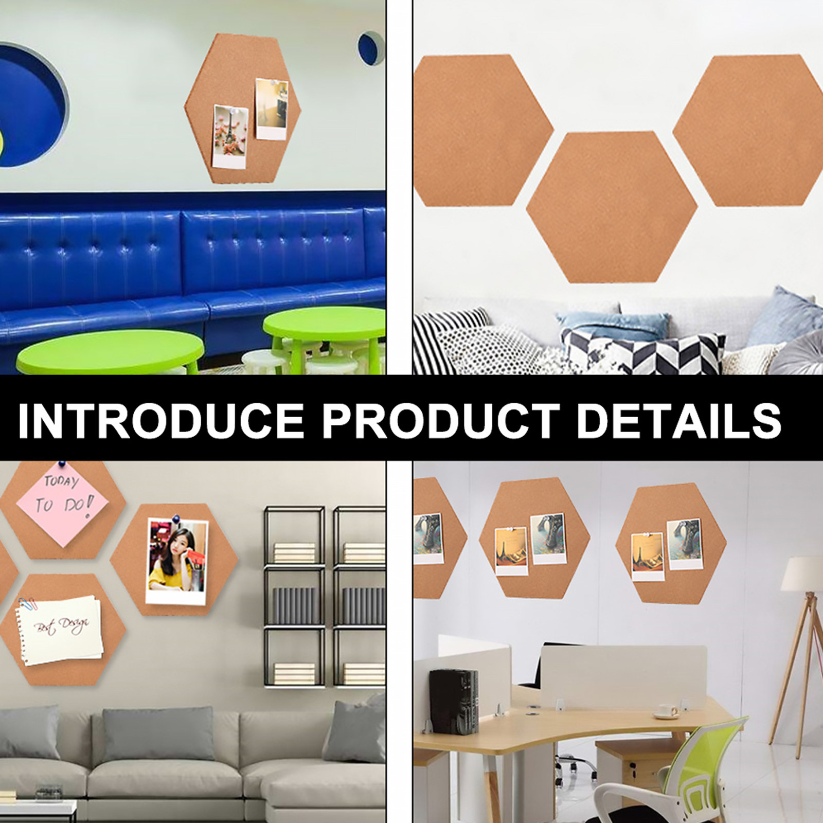 10Pcs Eco-Friendly Natural Cor - огляд і ціна Bulletin Board Cork