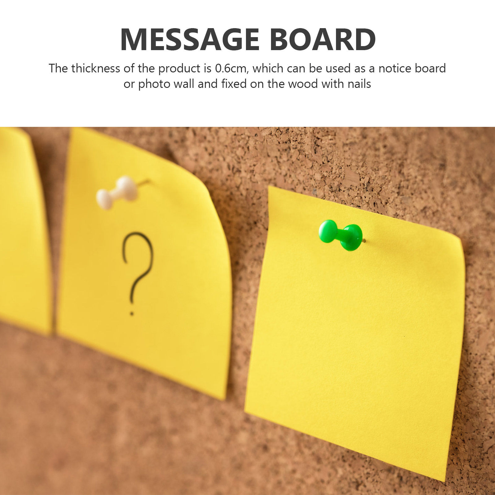 2Pcs Cork Boards Wood Message  - огляд і ціна Bulletin Board Cork