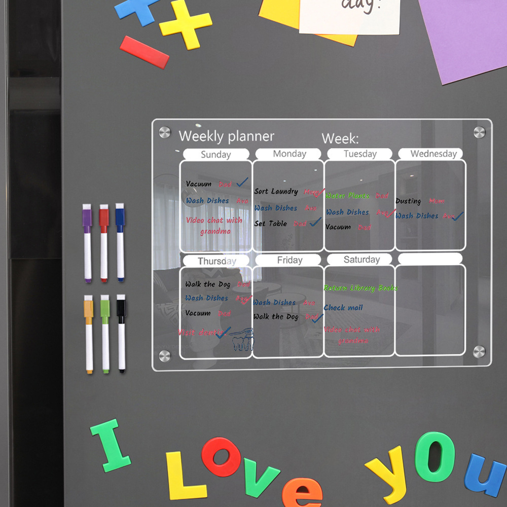 Fridge Magnet Calendar Board W - огляд і ціна Magnetic Whiteboard Calendar
