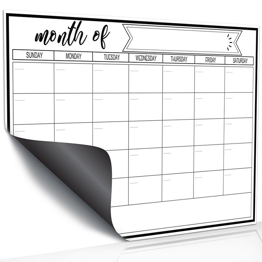 Fridge Magnetic Whiteboard Sti - огляд і ціна Magnetic Whiteboard Calendar