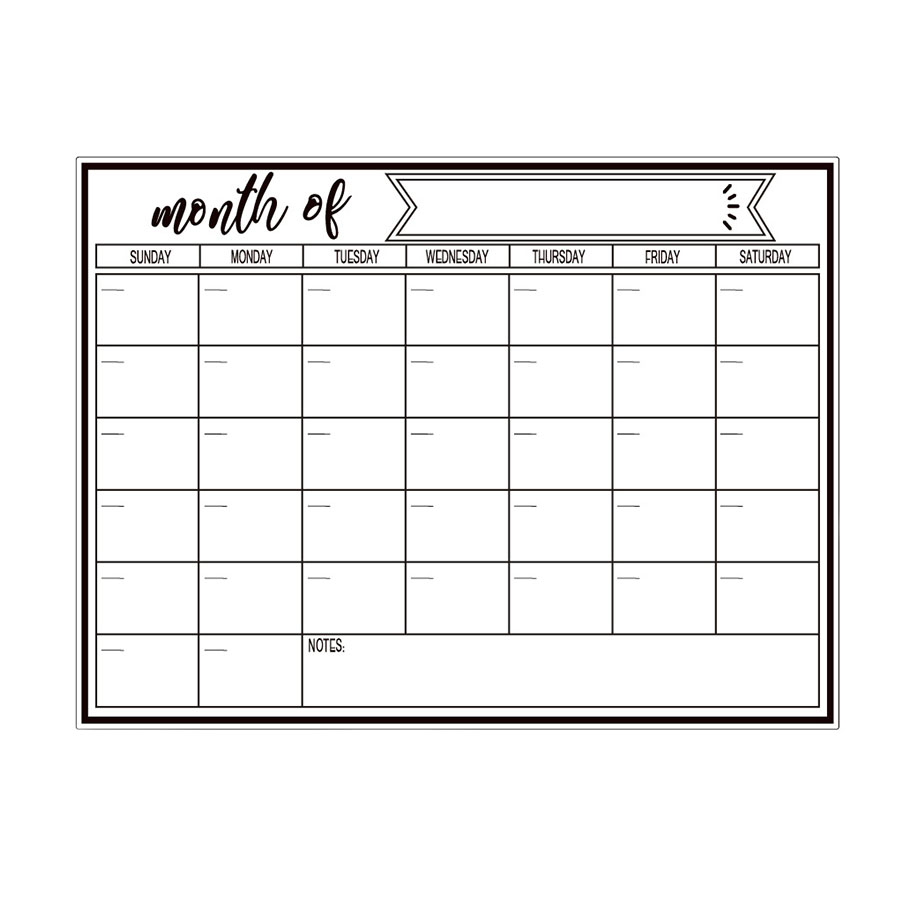 Fridge Magnetic Whiteboard Sti - огляд і ціна Magnetic Whiteboard Calendar