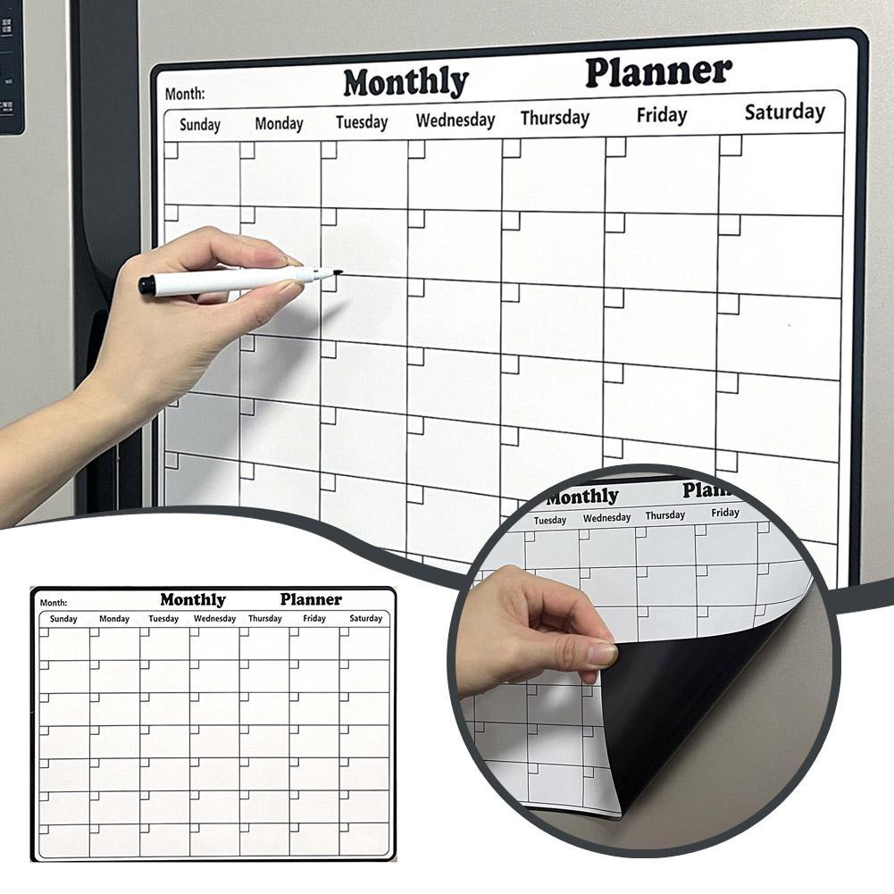 Stylish Magnetic Dry Erase Cal - огляд і ціна Magnetic Whiteboard Calendar