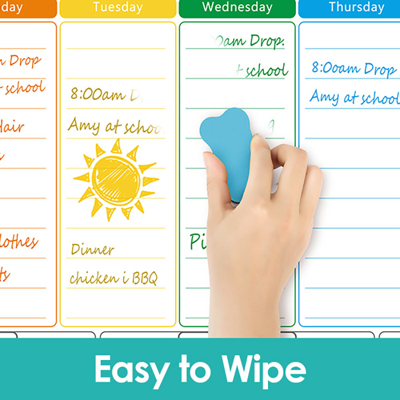 A3 Size Magnetic Monthly Weekl - огляд і ціна Magnetic Whiteboard Calendar