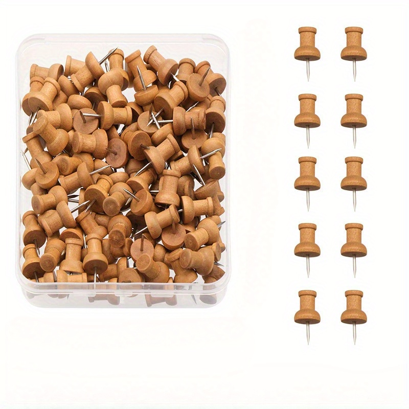 Decorative Wood Push Pins - Id - огляд і ціна Bulletin Board Cork