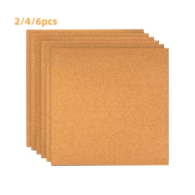 2/4/6 Pieces of Square Cork Bo - огляд і ціна Bulletin Board Cork