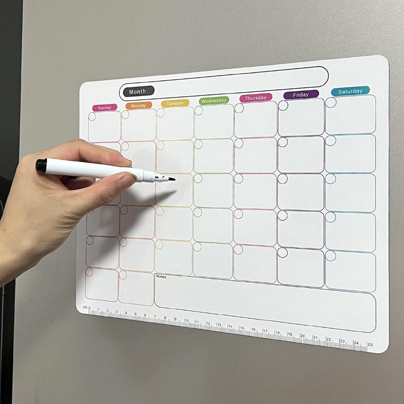 📚 Magnetic Refrigerator Dry Er - огляд і ціна Magnetic Whiteboard Calendar