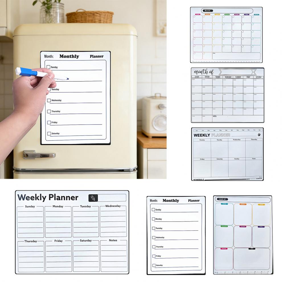 Magnetic Dry Erase Whiteboard  - огляд і ціна Magnetic Whiteboard Calendar