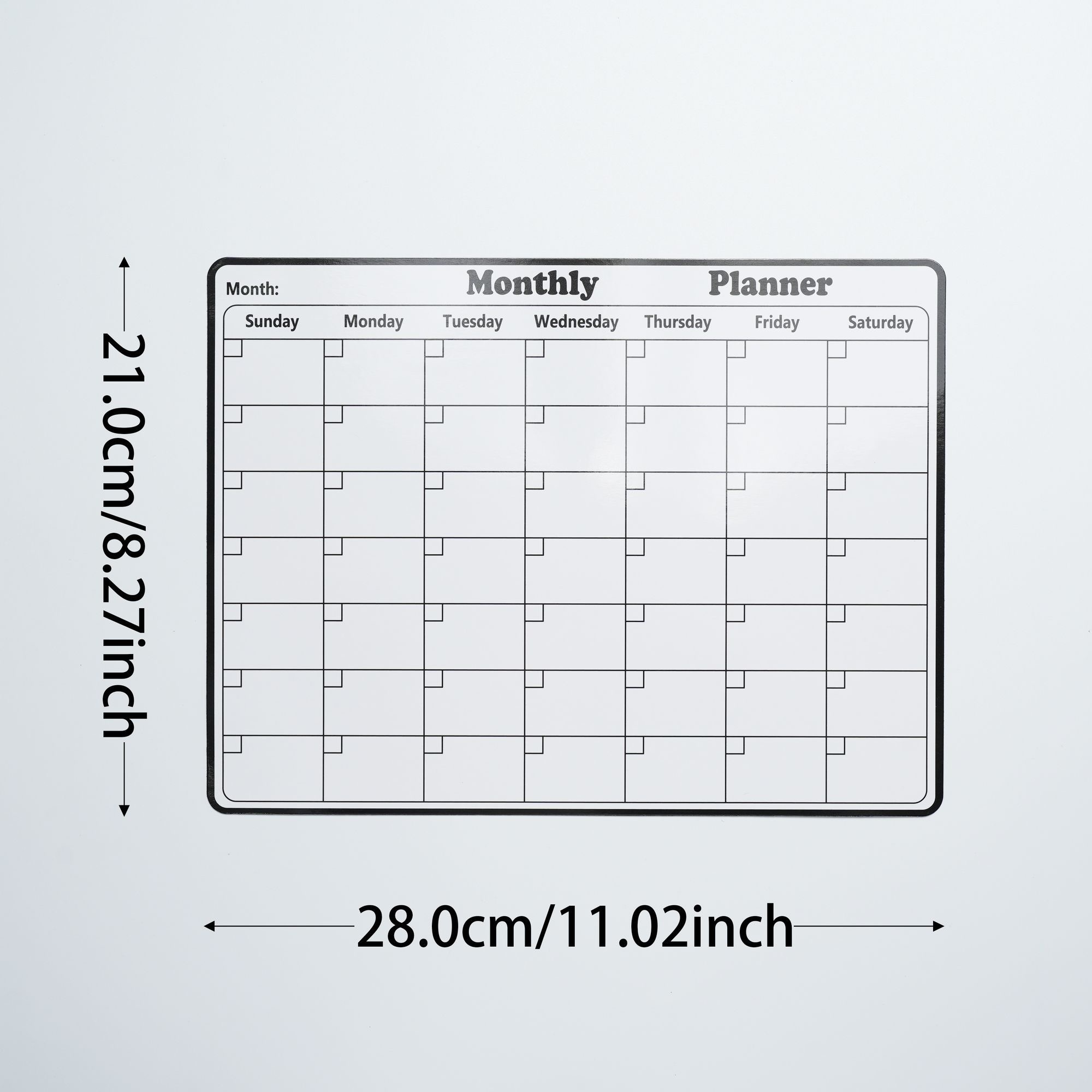 5Pcs/Set Electrostatic Wall Pl - огляд і ціна Magnetic Whiteboard Calendar