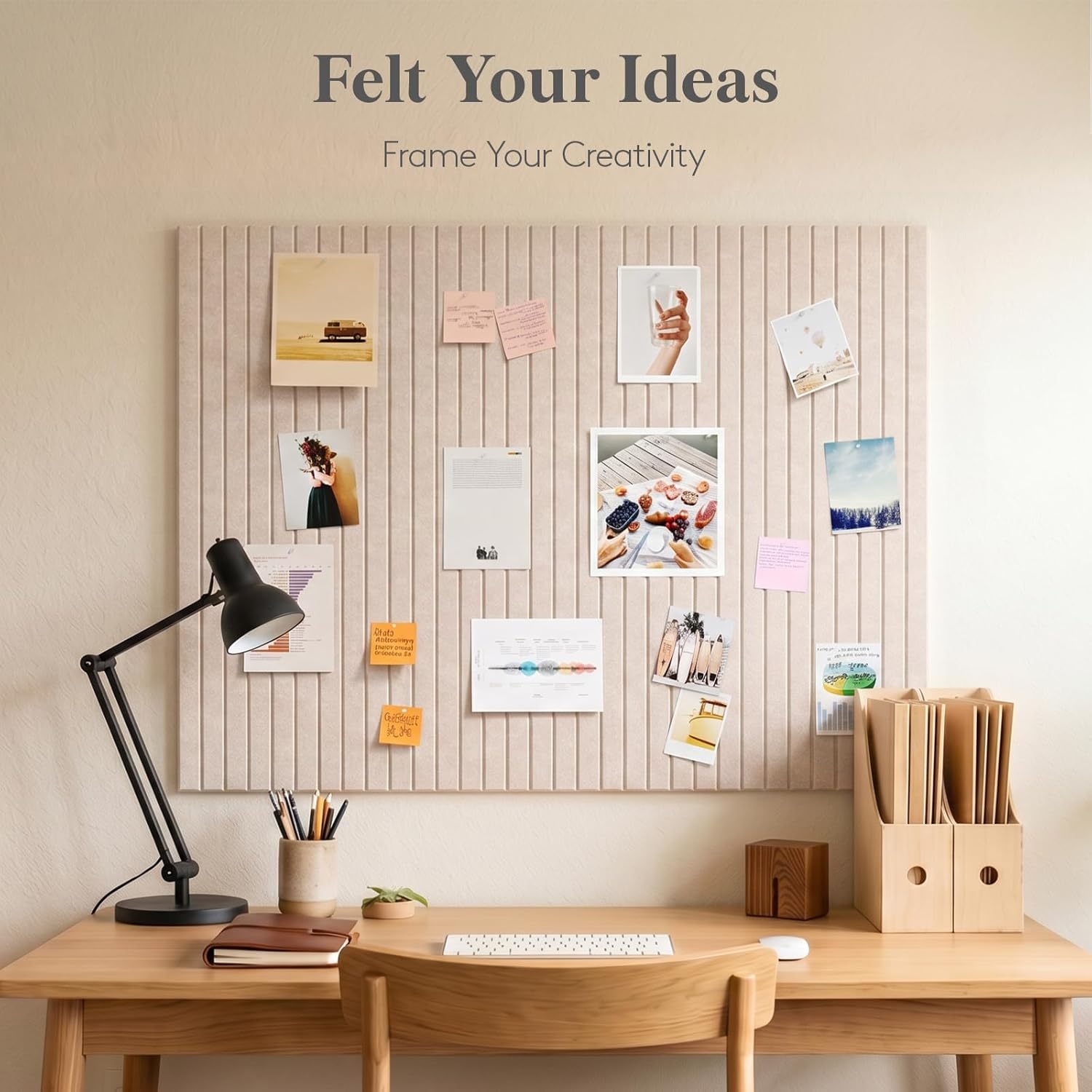 QS 6 PCS  Felt Wall Tiles，Cork - огляд і ціна Bulletin Board Cork