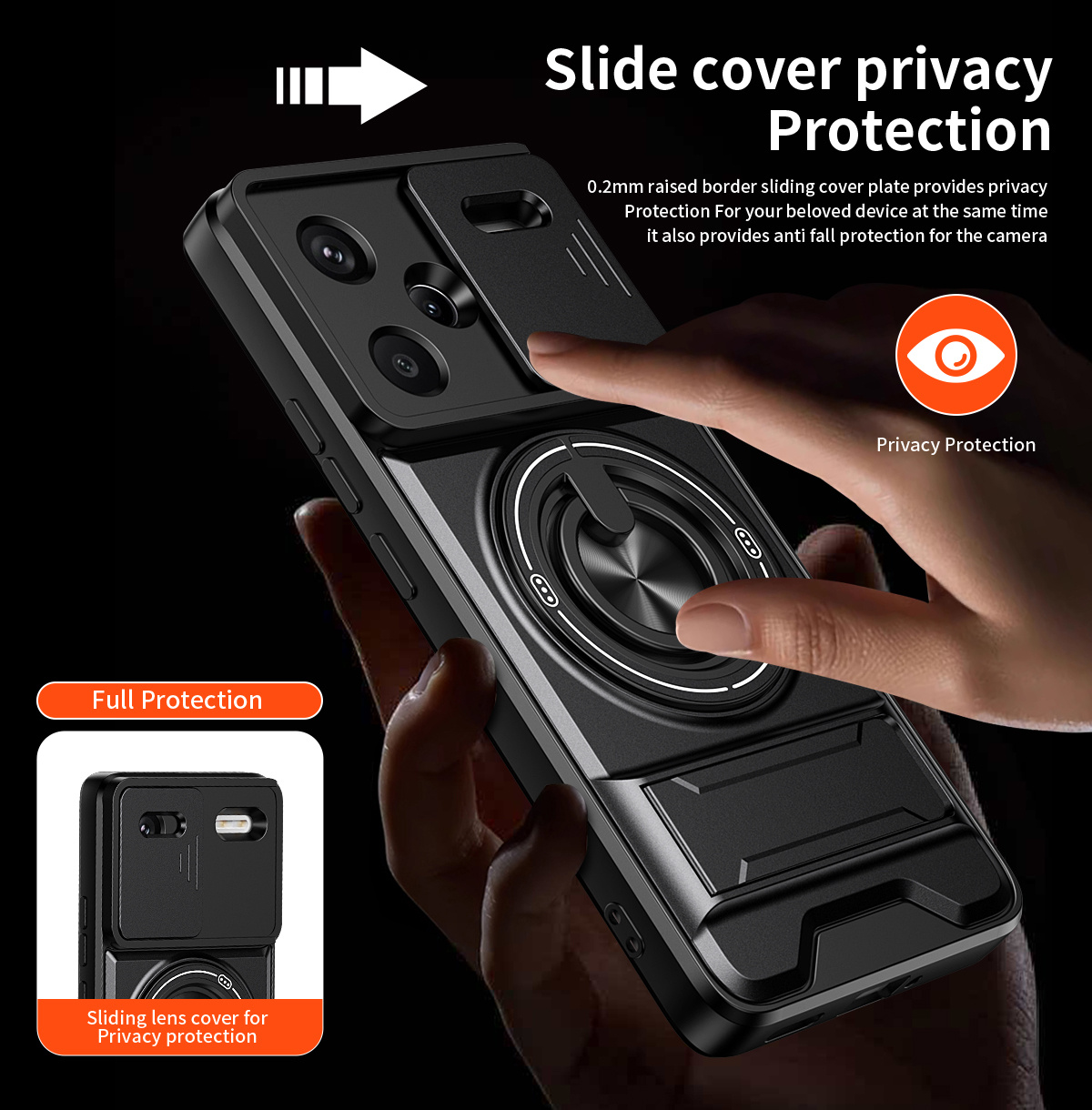 Lens Slide Camera Phone Case f - огляд і ціна Magazine File Holder